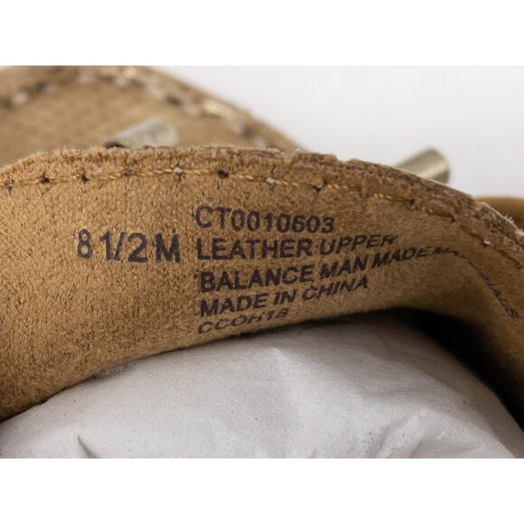 Comfortiva Mindy II Suede Leather Loafers 8.5 Women's Platino Gold Distressed - Picture 9 of 13